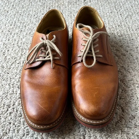 1901 Tan Leather Oxfords s-l400.jpg main image 2